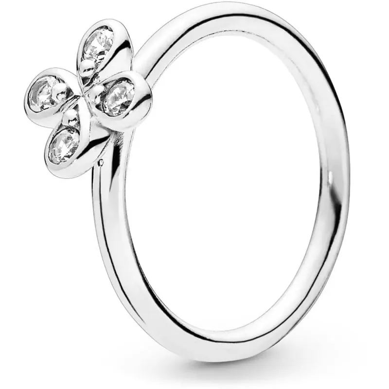 Pandora Four-Petal Flower Ring 197967CZ-52