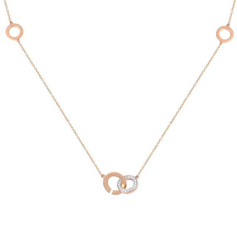 K Di Kuore Colar com Diamantes 451681