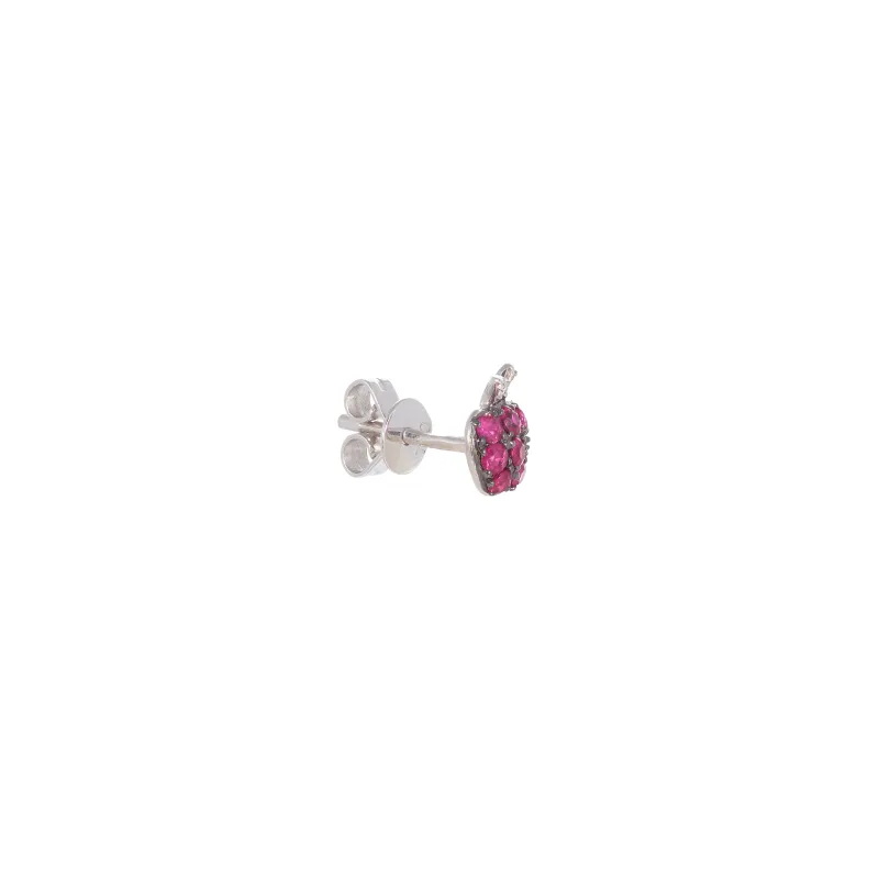 Marcolino Brincos Maça C/Rubis Bts Brn Ct.0,39/0,02 O169RU