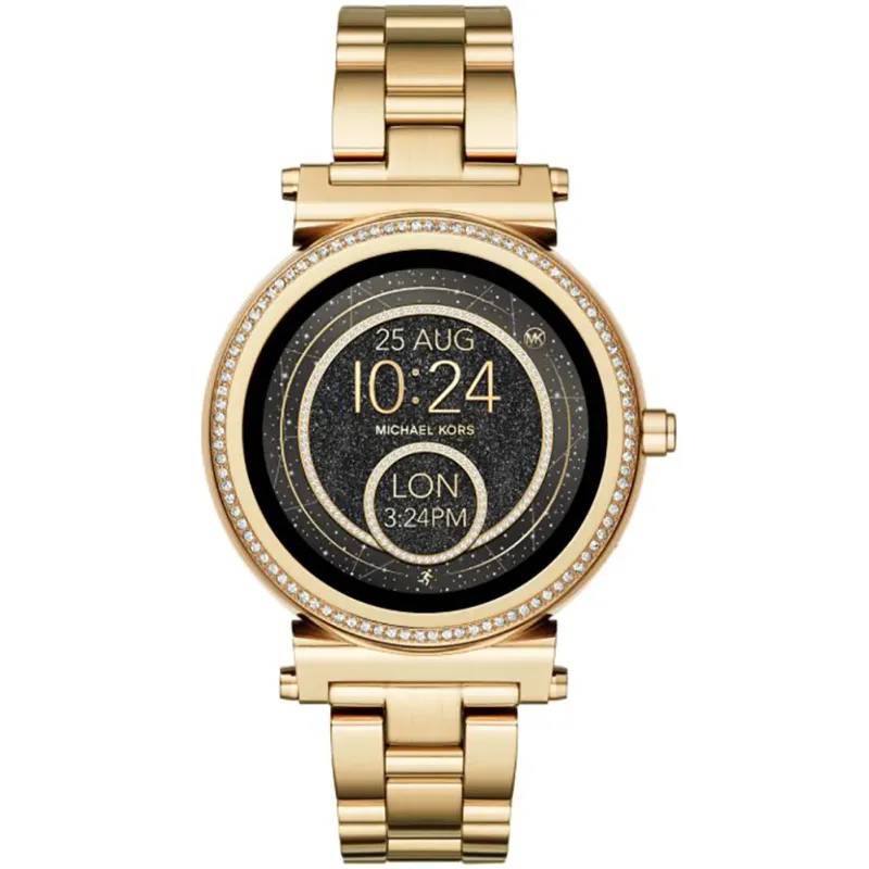 Michael Kors         Michael kors Sofie Pavé Gold-Tone Smartwatch                 MKT5021