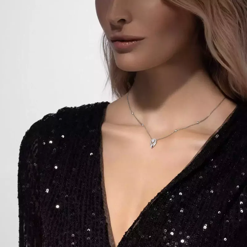 Messika Colar de Diamantes em Ouro Branco FI.13239.WG
