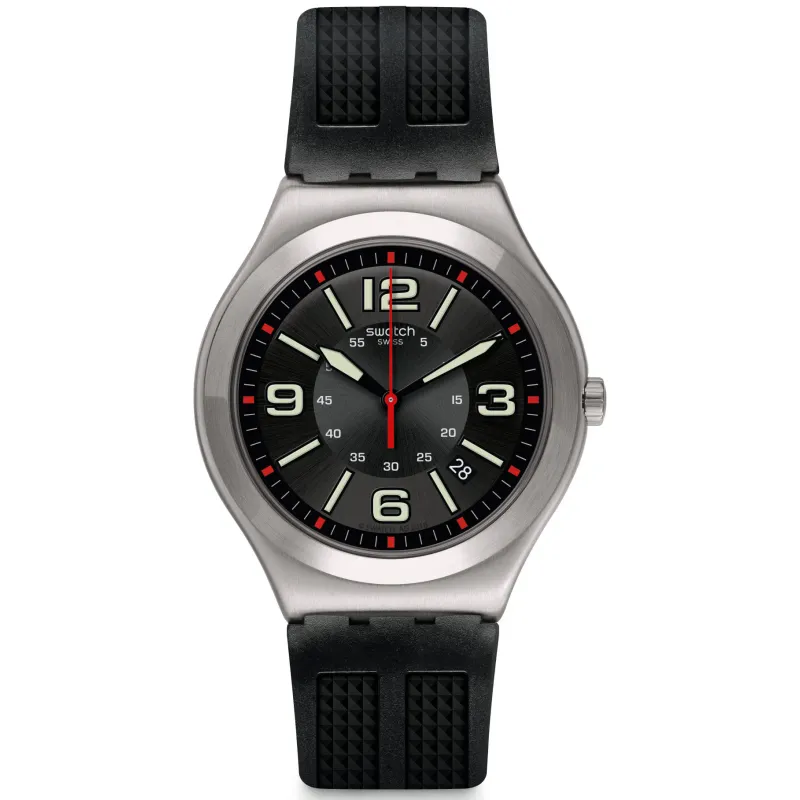 Swatch Swatch Black Grid YWS444