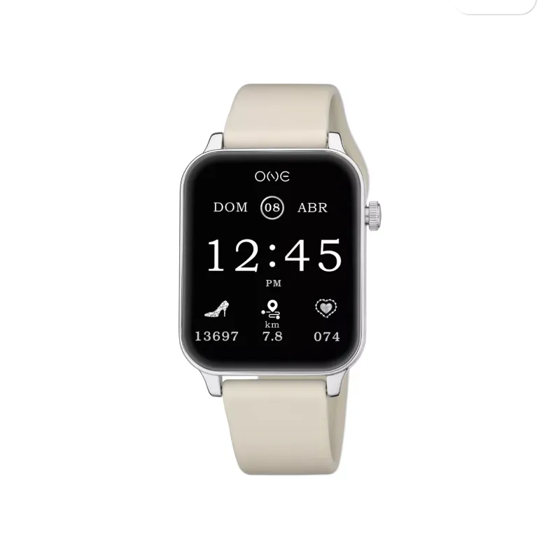 One Smartwatch  Frame Beige Silicone OSW4197SS61L