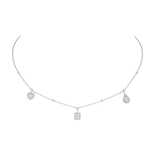 Messika White Gold Necklace with Diamonds MEK.28.FI.11945.WG