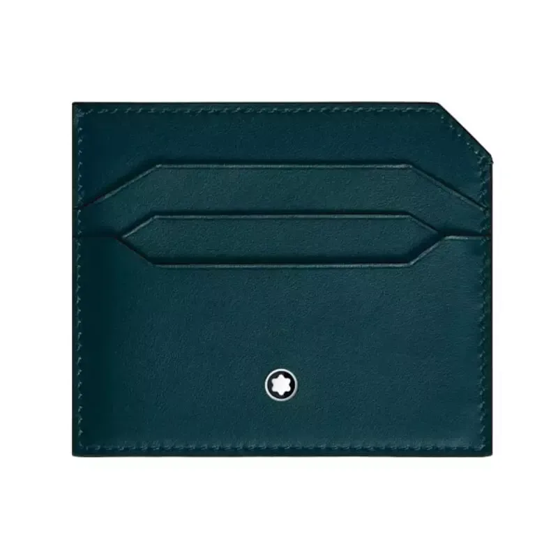 Montblanc Soft card holder 6cc Dark Pool 198755