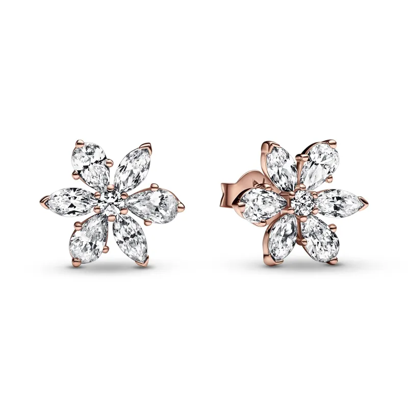 Pandora Brincos Sparkling Herbarium 282407C01