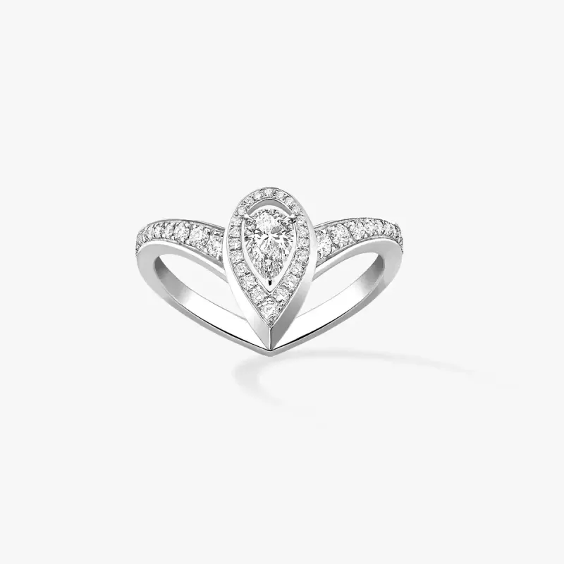 Messika Anel de Diamante em Ouro Branco AN.12086.WG.54