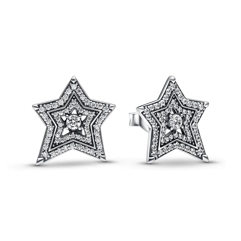 Pandora Brincos Celestial Asymmetric Star 292415C01