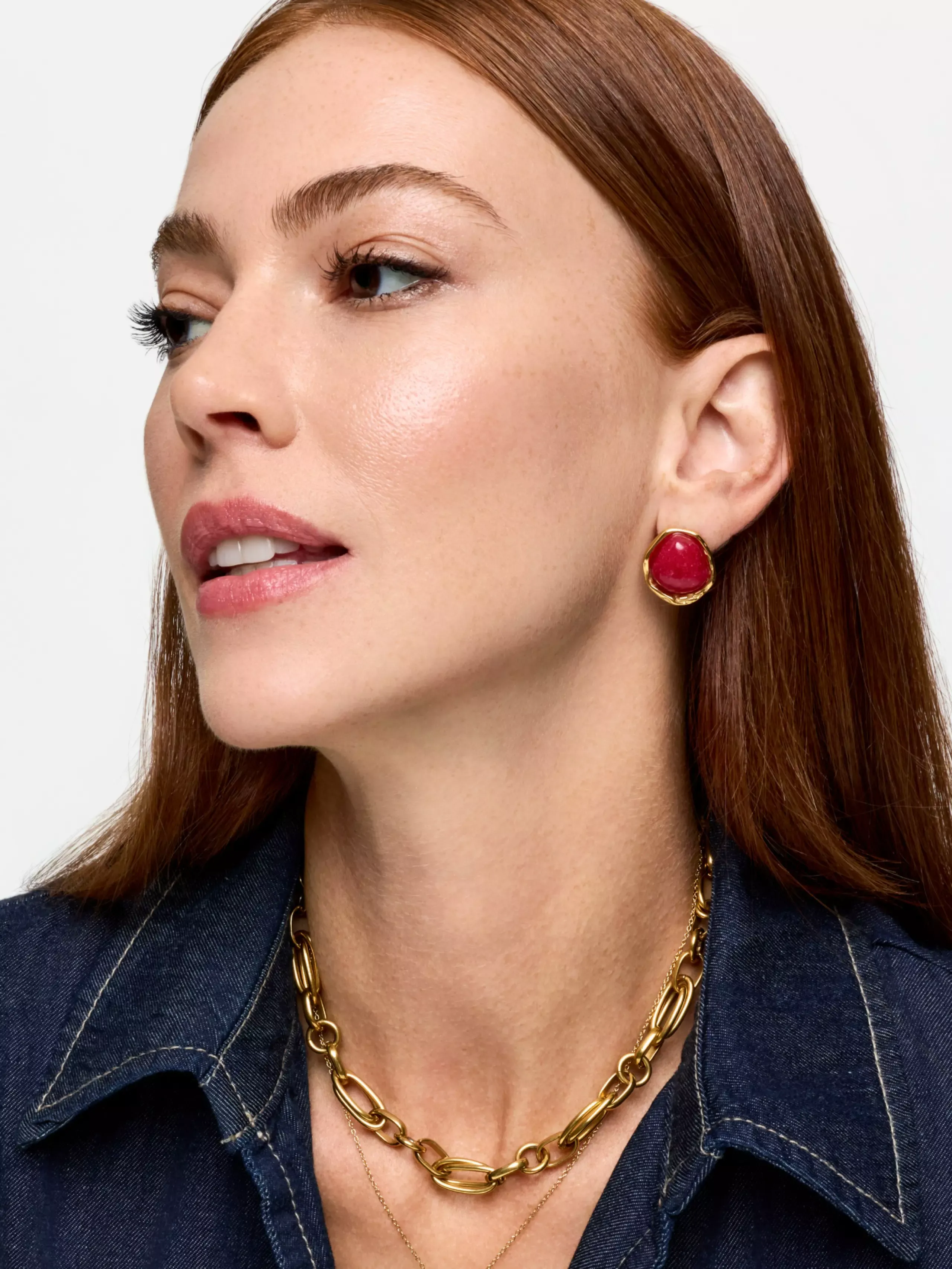 Image ONE Red Flame Earrings
