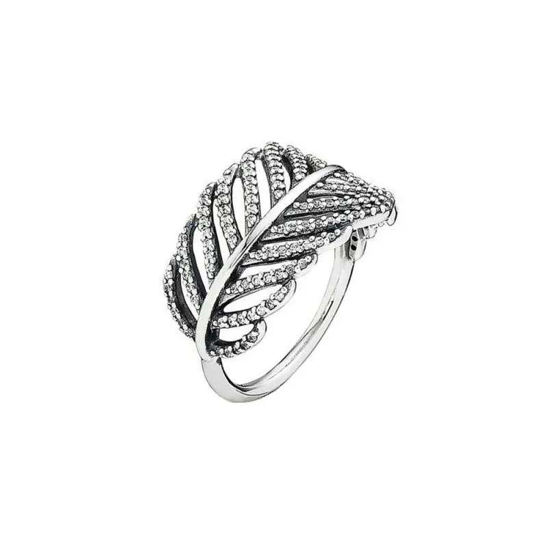 Pandora Anel Pave Folha 190886CZ-56
