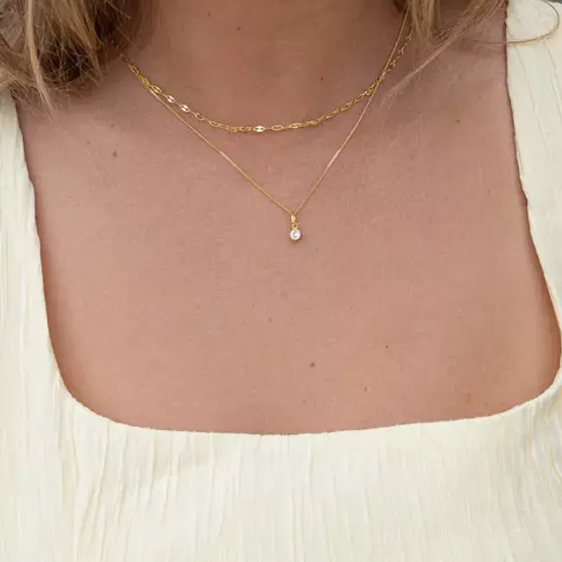 Mesh Colar Coffee COL099D