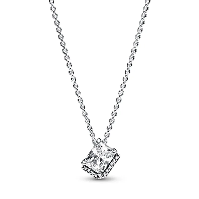 Pandora Colar Rectangular Sparkling Halo 392388C01-45