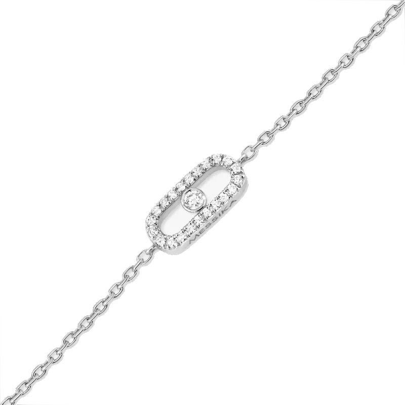Messika Messika Care(s) Diamond Pavé Bracelet in White Gold PU.12075.WG