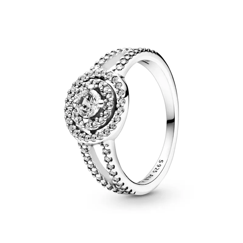 Pandora Anel Sparkling Double Halo 199408C01-50