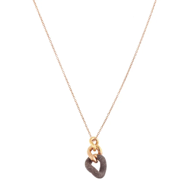 Pesavento Colar Polvere Di Sogni Collana Rosa Marrom Brilhante WPLVE274