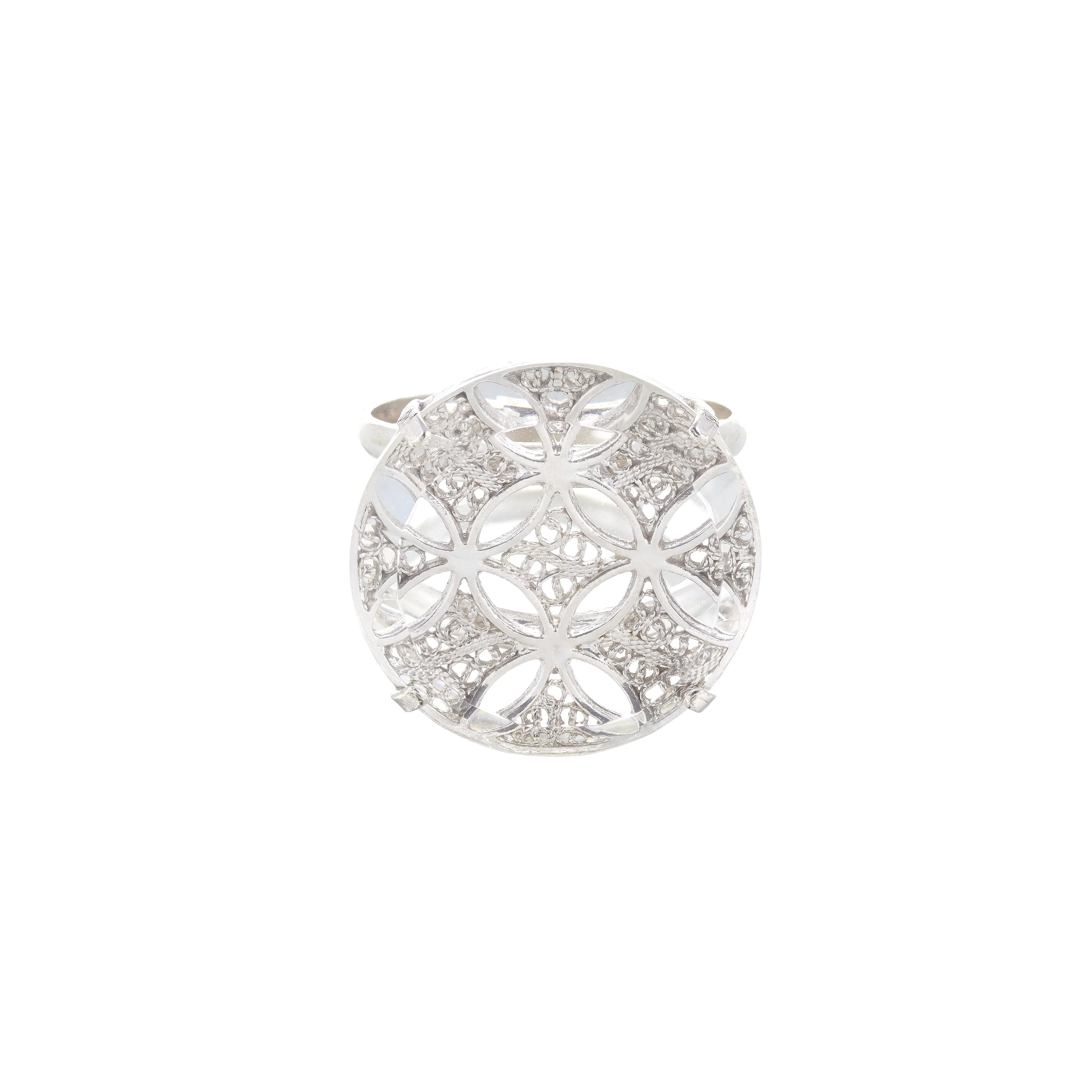 Image Silver Filigree Ring