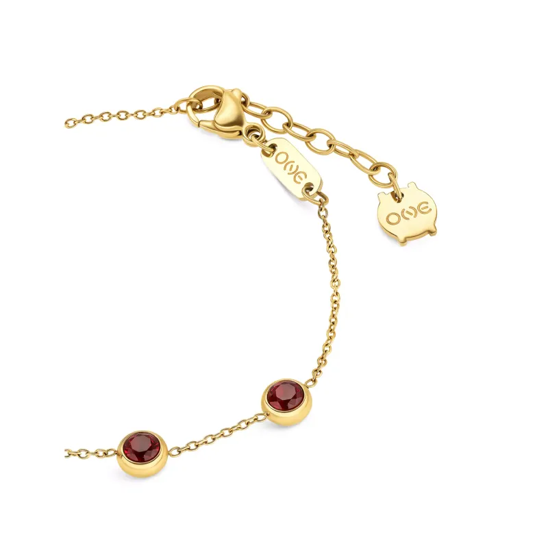 One ONE Red Spark Bracelet OJRDB01G
