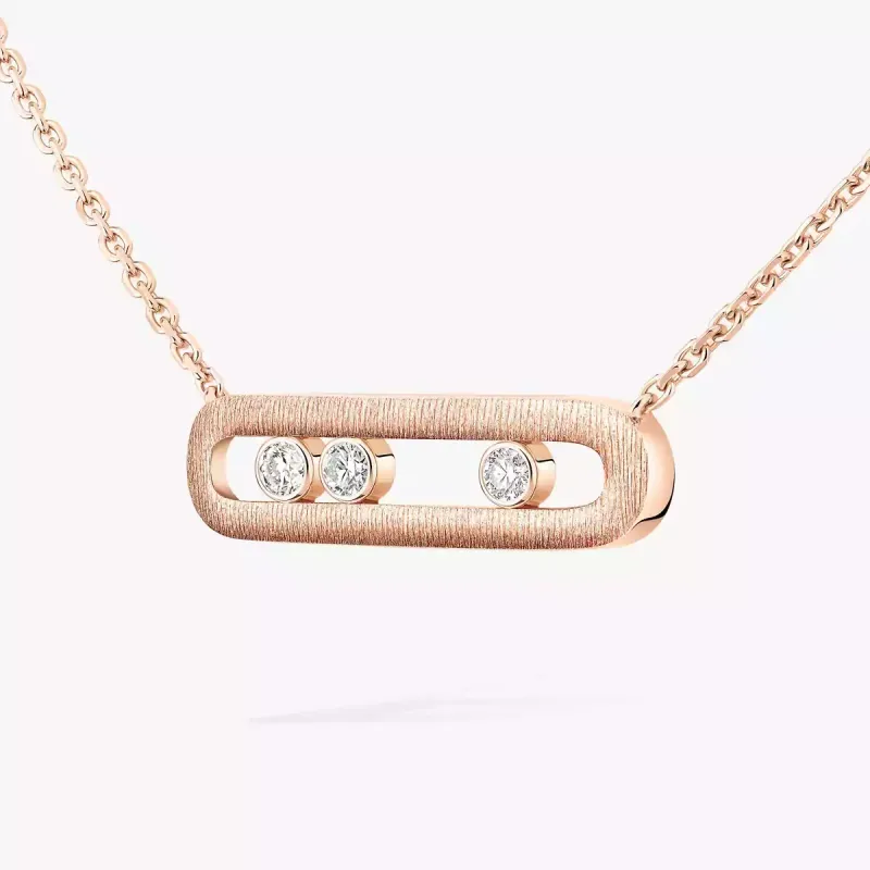Messika Colar de Diamantes em Ouro Rosa FI.14667.PG