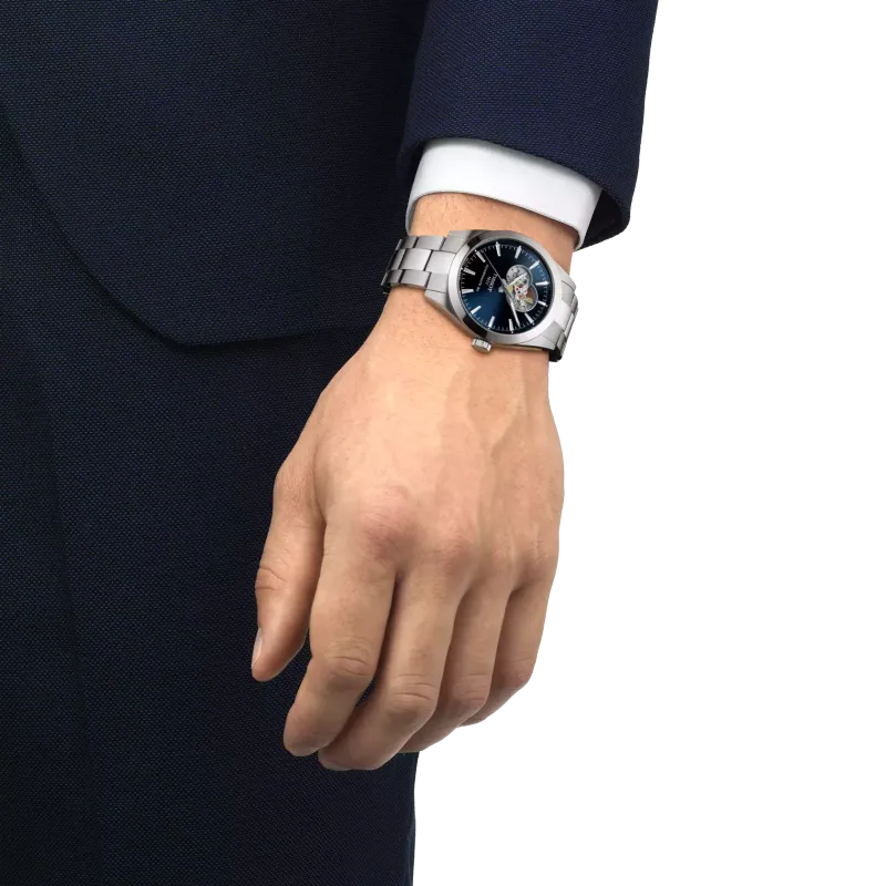 Tissot TISSOT GENTLEMAN OP.HEART P80 blue/stl T127.407.11.041.01