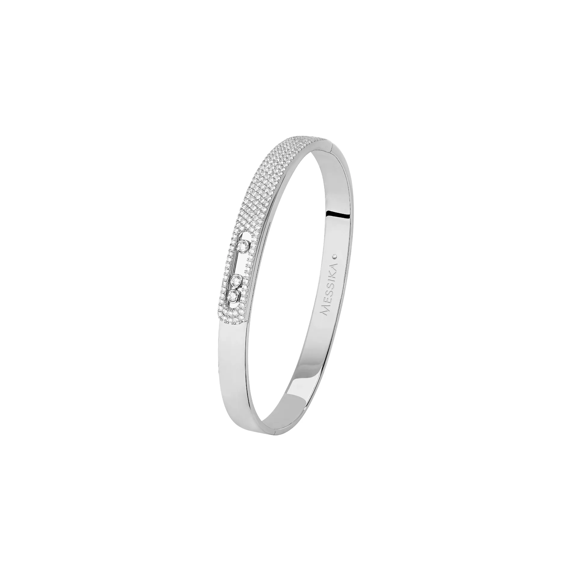 White gold slave with diamonds Move Noa