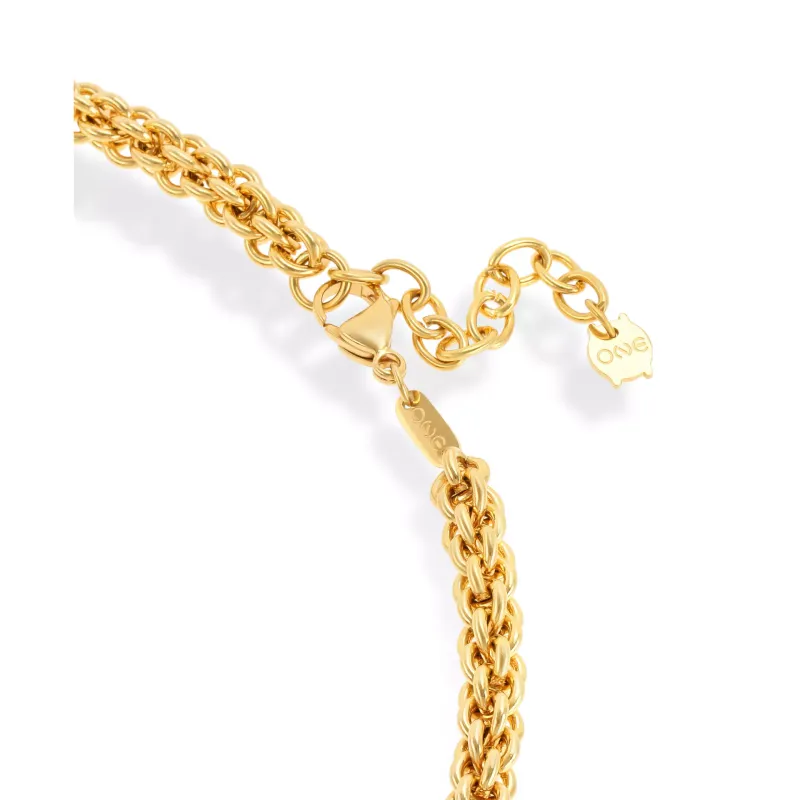 One Colar Neckmess Beauty Gold OJNN56G