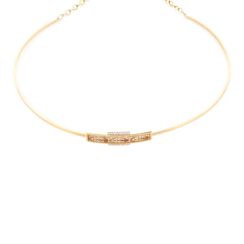 Colar Ouro Rosa