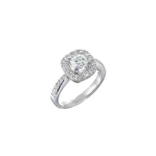 Image White Gold Ring with Diamonds