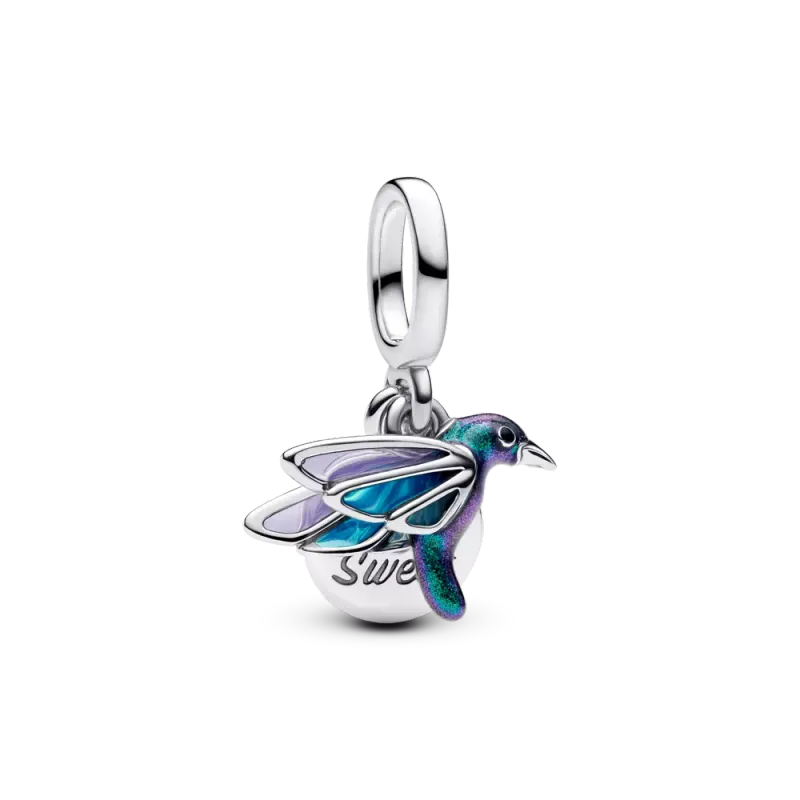 Pandora Conta Pendente Beija Flor Azul 793746C01