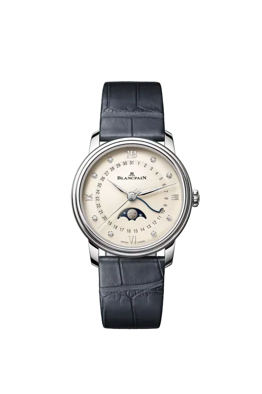 Blancpain Blancpain Villeret Lady Fases da Lua Aço 6126N-1187-55B