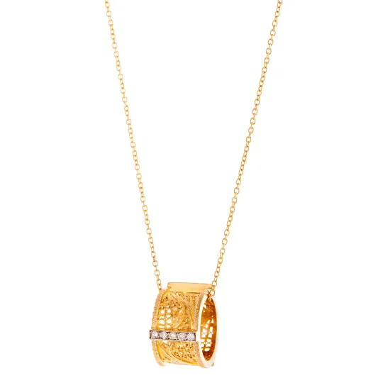 Eleutério Yellow Gold Necklace CLOA0193