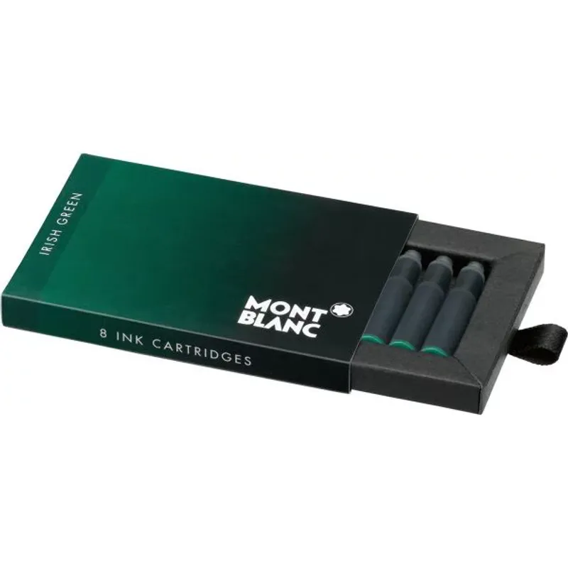 Montblanc Ink Cartridge Irish Green 1Pack=8Cartr 106274