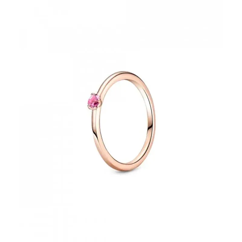 Pandora Anel Solitário Rosa 189259C03-52