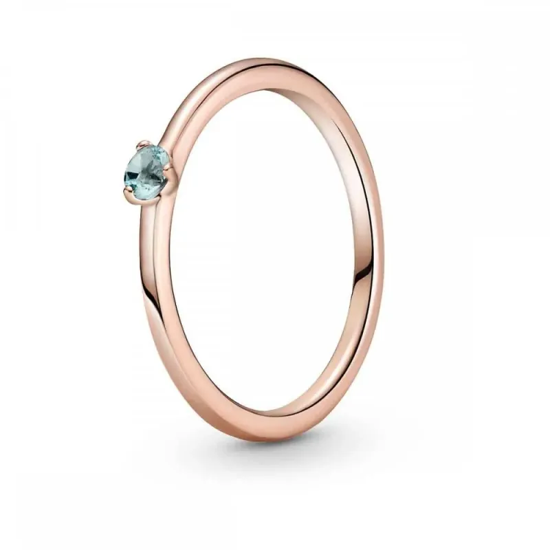 Pandora Anel Solitário Azul Claro 189259C02-54