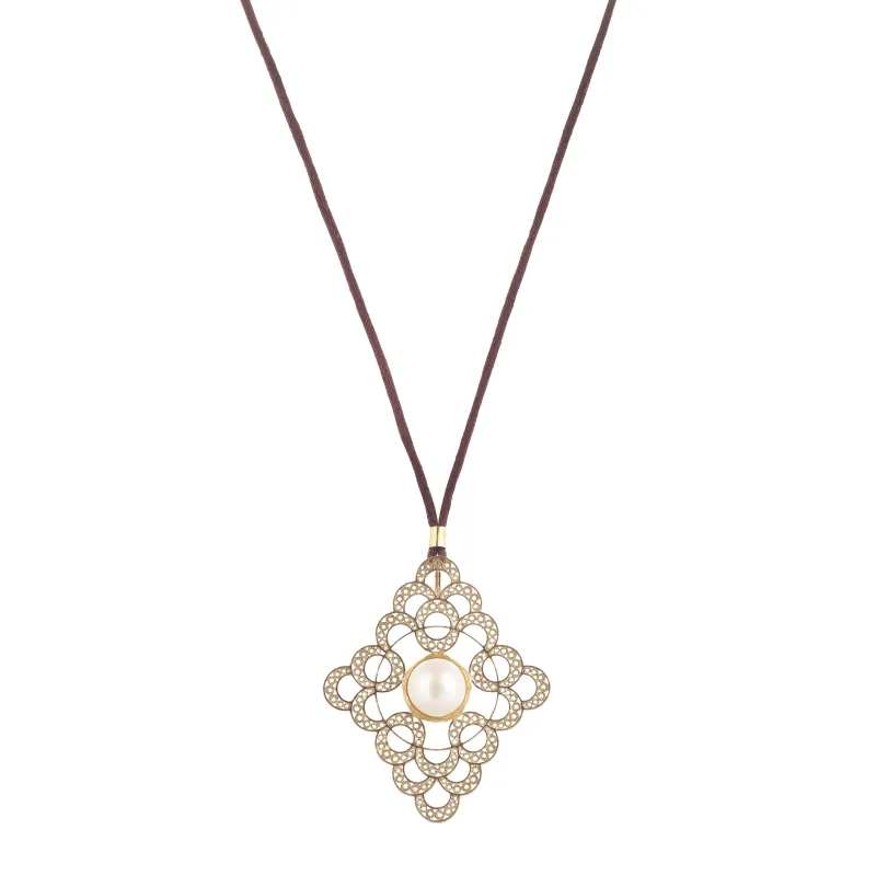 Marcolino Colar Filigrana em Prata 10CL-PD0042