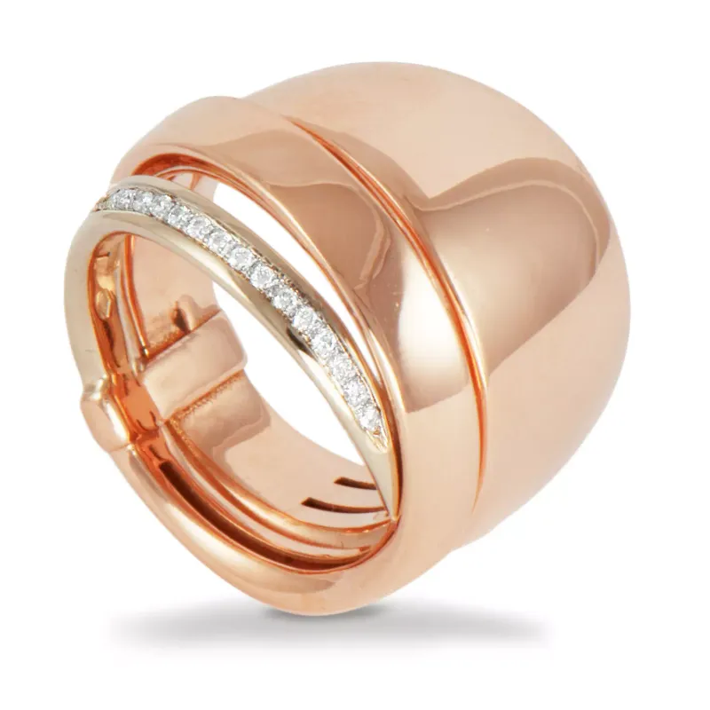 K Di Kuore Ring with Diamonds 433639