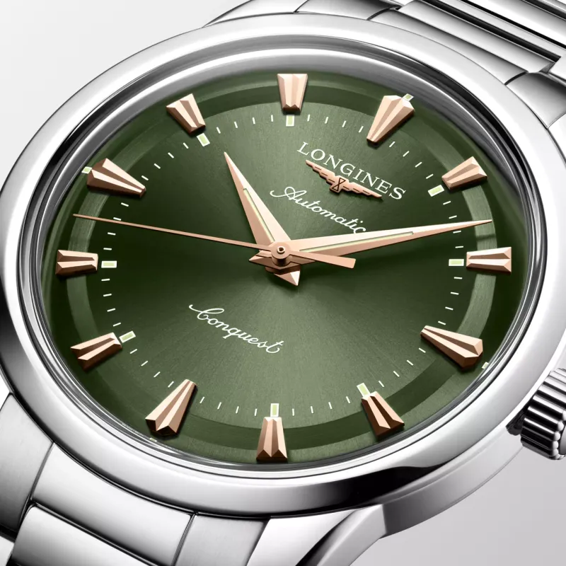 Longines Heritage Aço/Verde L16504026