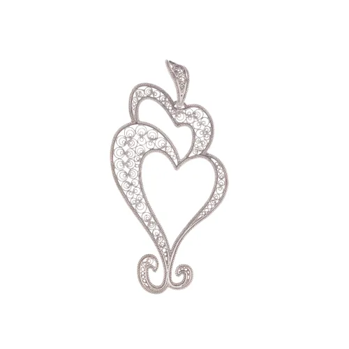 Image Silver Filigree Pendant