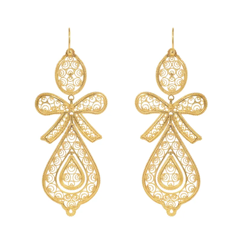 Marcolino Brincos Filigrana Ouro Amarelo 03BR-OA1005-184