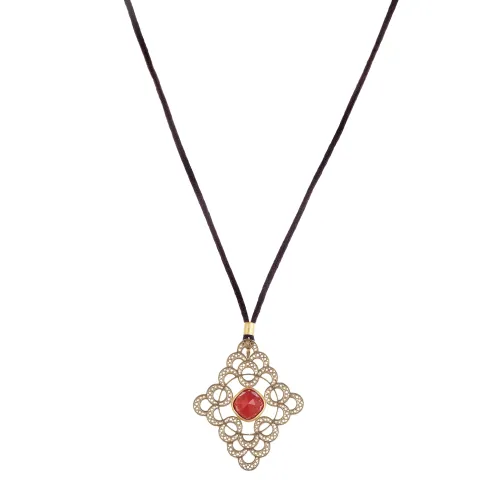 Image Silver Filigree Necklace