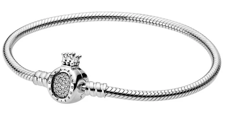 PANDORA Crown Snake Bracelet 598286CZ-18) Marcolino Link
