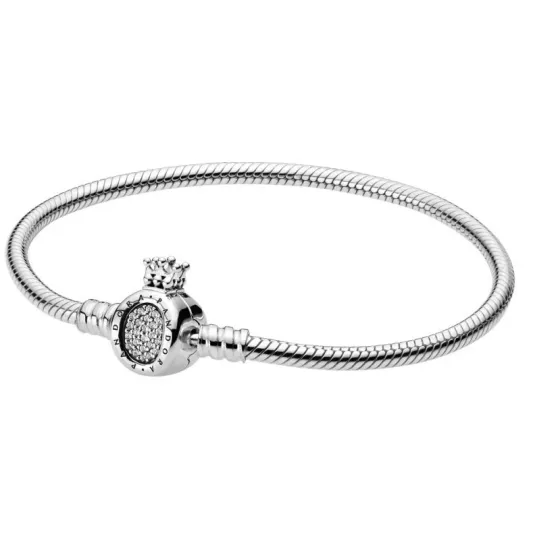 Pandora Crown Snake Bracelet 598286CZ-18
