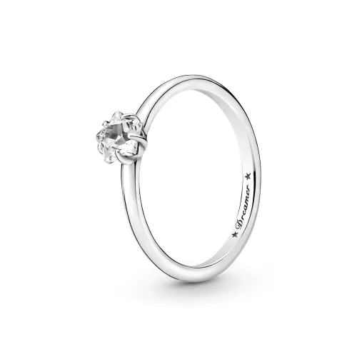 Anel Celestial Sparkling Star Solitaire