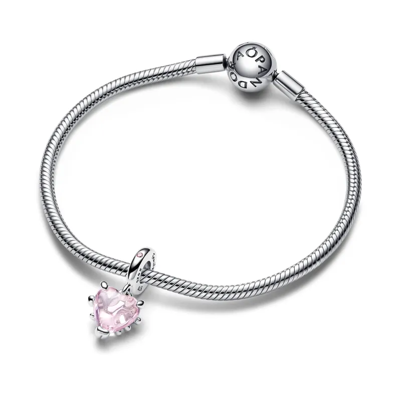 Pandora Pink Family Tree & Heart Dangle Charm 792654C01