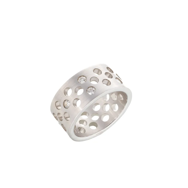 Marcolino Anel Ouro Branco R108-17