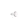 White Gold Pearl and Diamond Earrings 87323
