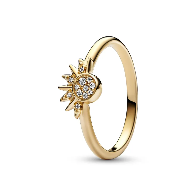 Pandora Celestial Sparkling Sun Ring 162674C01-50