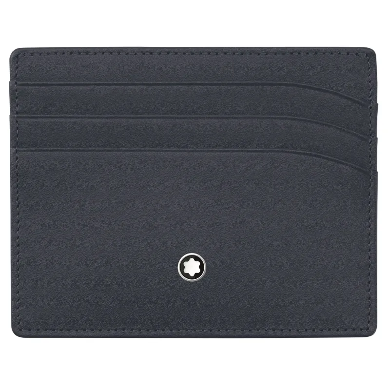 Montblanc Carteira Porta Cartões 6 Cc Meisterstuck Navy 114557