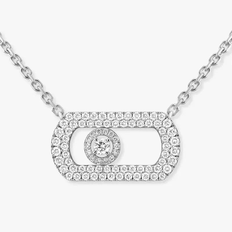 Messika Colar de Diamantes em Ouro Branco MEK02FI12945WG