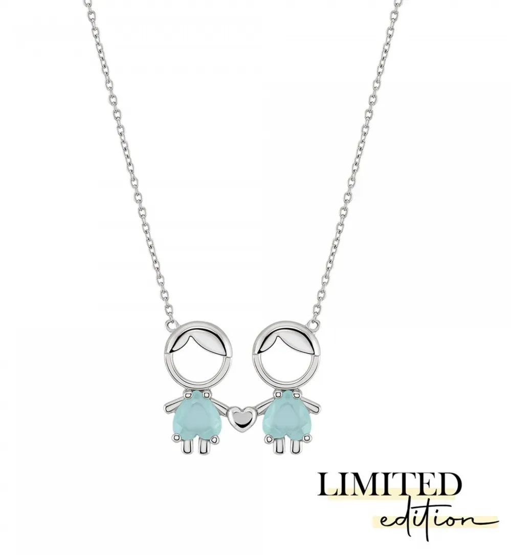 Colar Mum Boy & Boy Blue