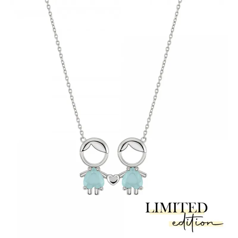 Unike COLAR UNIKE BOY & BOY AQUA BLUE UK.CL.1110.0015